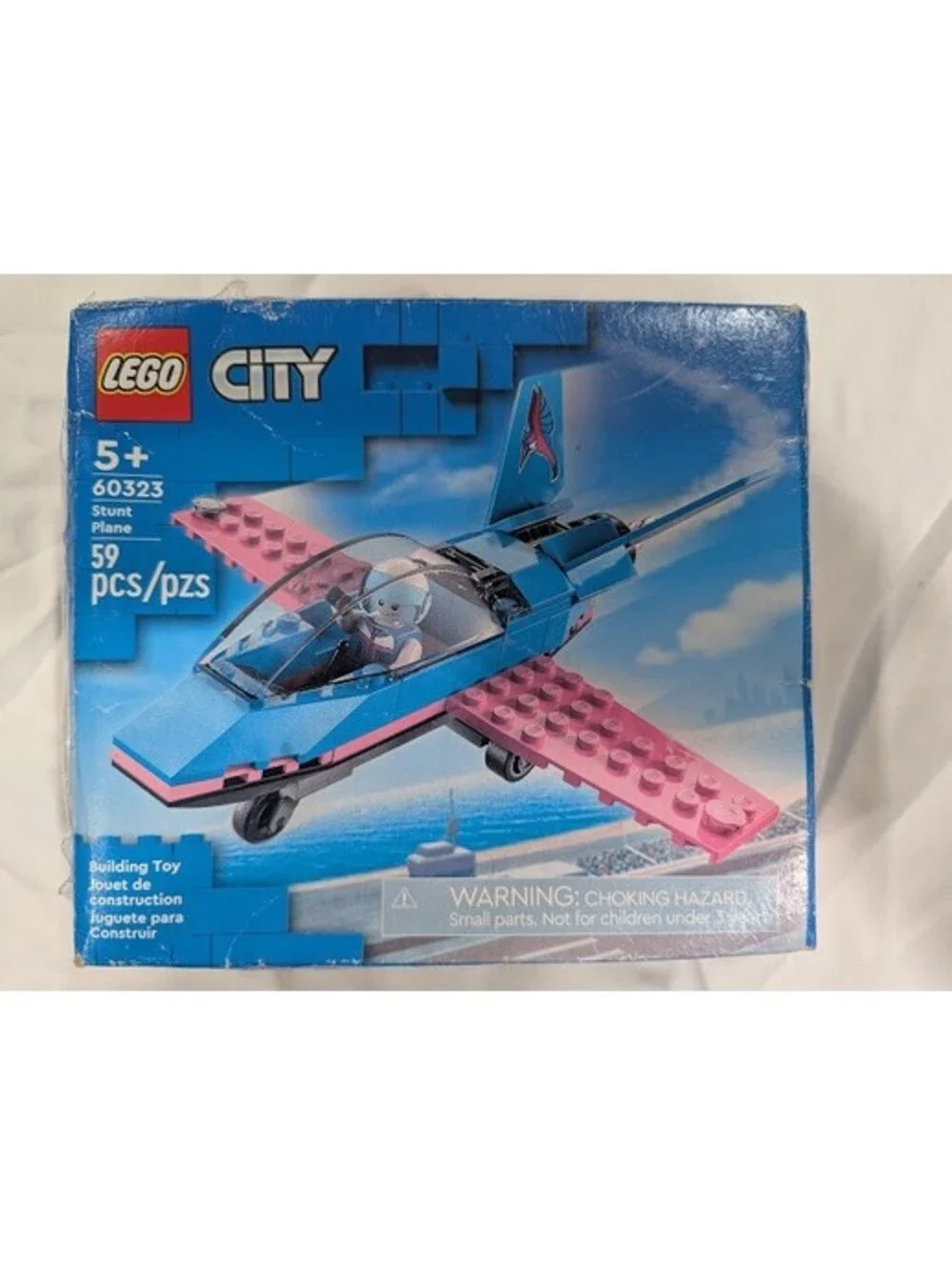 LEGO CITY: Stunt Plane (60323) Complete Box Damaged